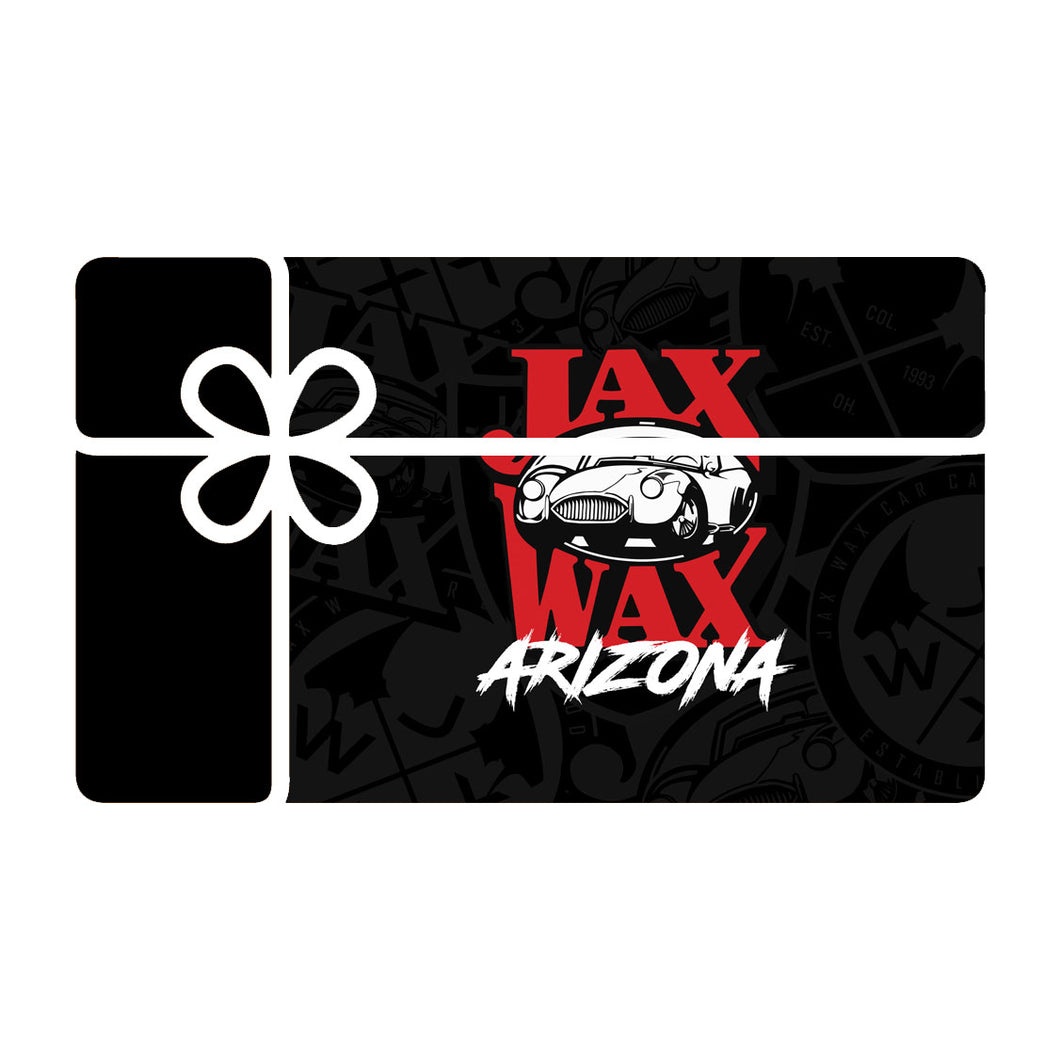 JAX WAX OF ARIZONA GIFT CARDS