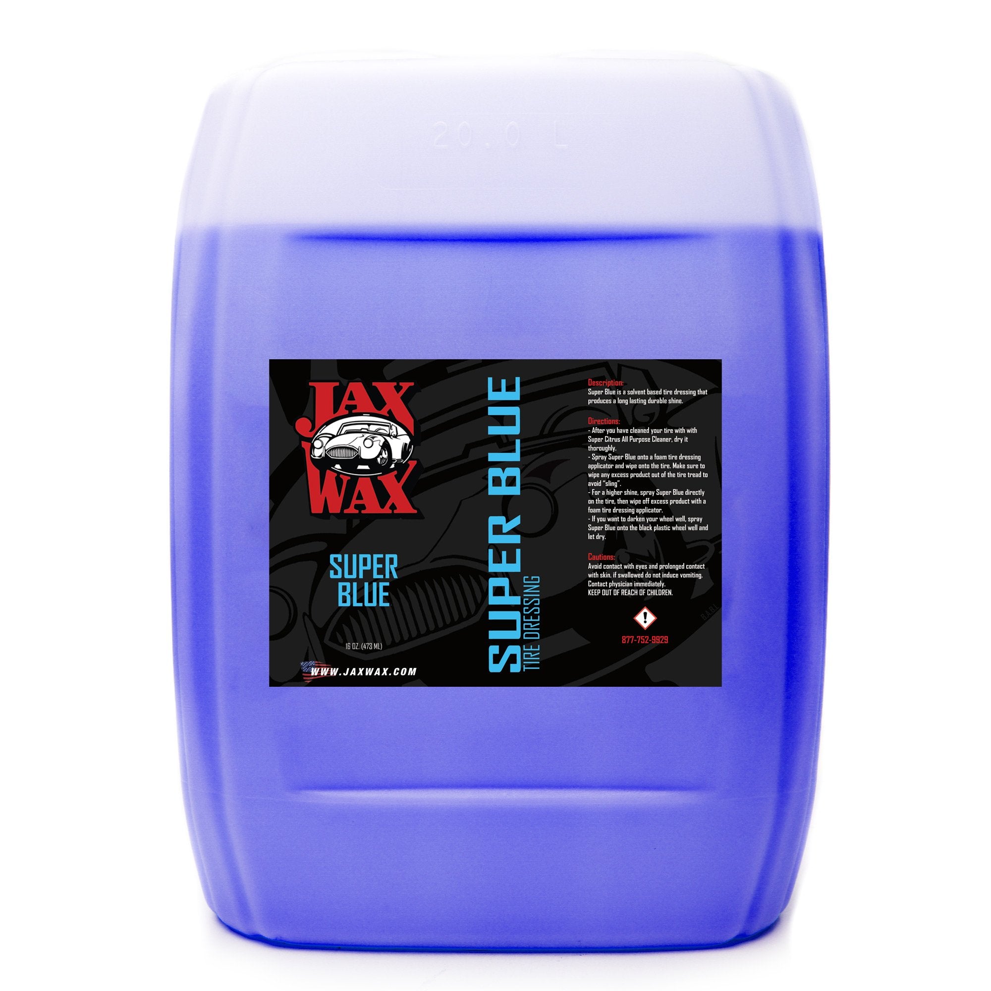 SUPER BLUE SOLVENT BASED DRESSING Jax Wax of Arizona SUPER BLUE SOLVENT BASED DRESSING Jax Wax of Arizona